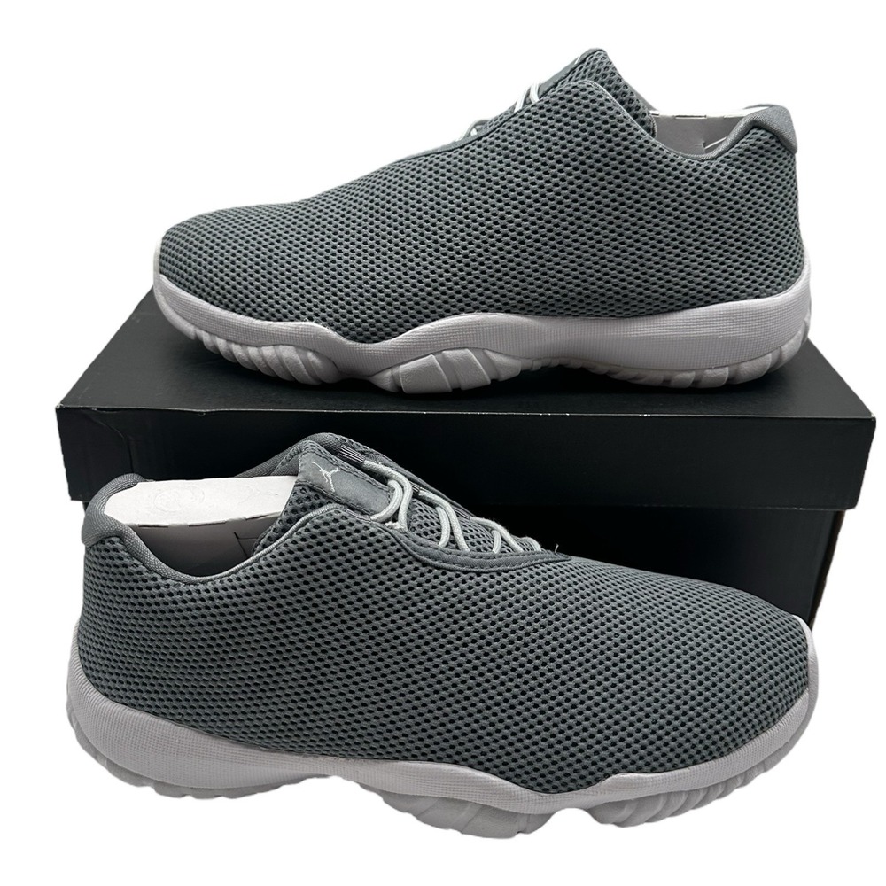 Nike Air Jordan Future Low Shoes Mens‎ 8.5 Grey Mist/White Sneakers 718948-003